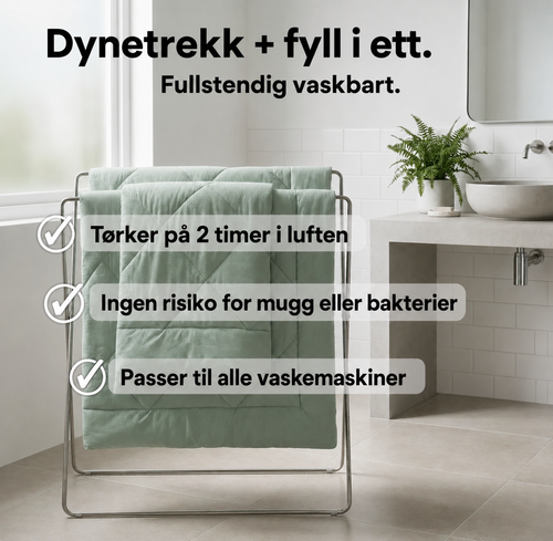 Velora Sovro™ | Det raskttørkende 2-i-1-dynen