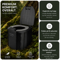Velora™ Bærbart Sammenleggbart Toalett