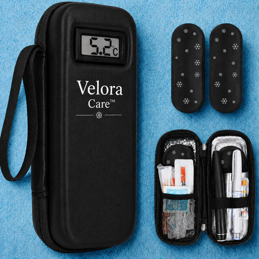 Velora Care™ | Kjøleveske for insulin. Hold medisinen din kald overalt