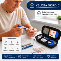 Velora Care™ | Kjøleveske for insulin. Hold medisinen din kald overalt