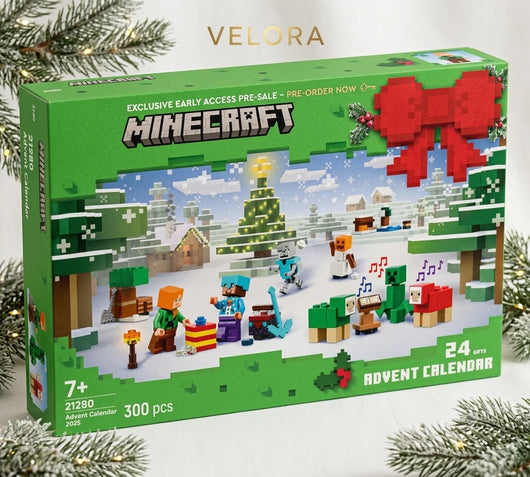 Minecraf - Pixel Block World Adventure Calendar - Norge