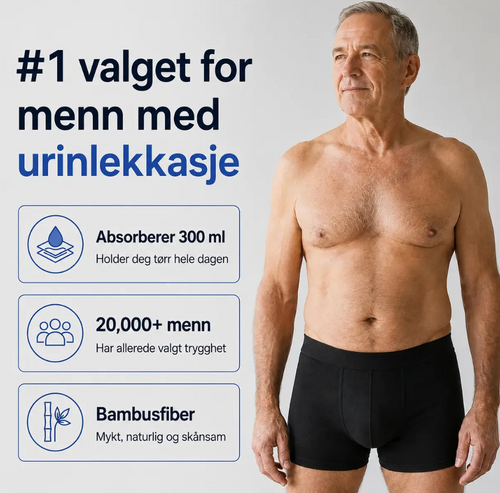 Velora Skjold™ | Lekkasjesikre boxere for menn, komfortable og 100 % pålitelige
