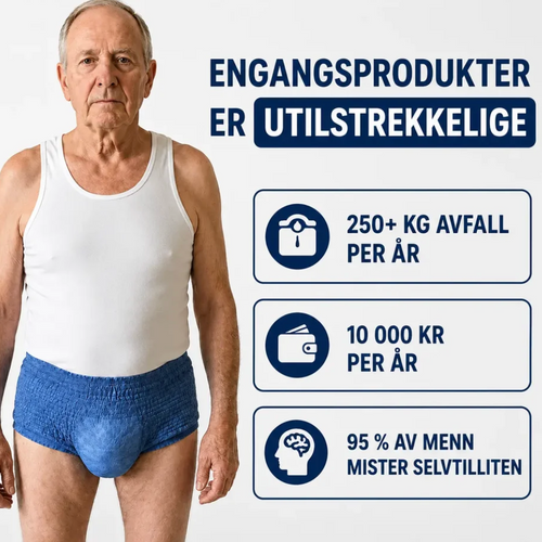 Velora Skjold™ | Lekkasjesikre boxere for menn, komfortable og 100 % pålitelige