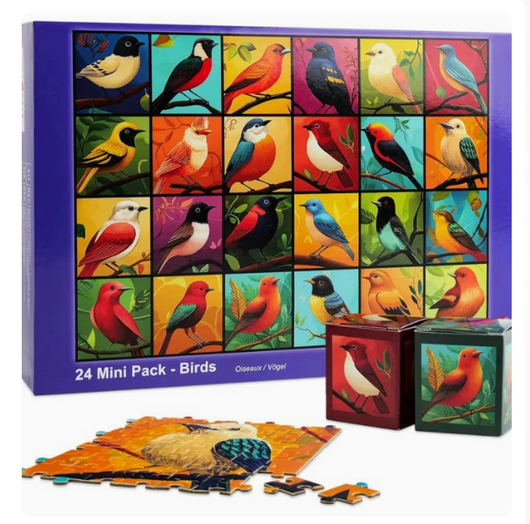 Puslespill Adventskalender 2026 med 24 luker