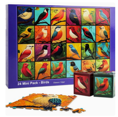 Puslespill Adventskalender 2026 med 24 luker