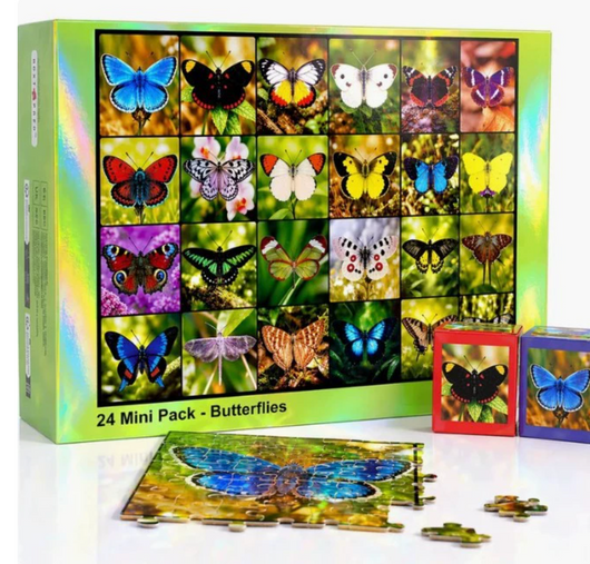 Puslespill Adventskalender 2026 med 24 luker