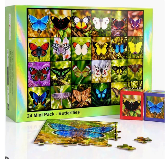 Puslespill Adventskalender 2026 med 24 luker