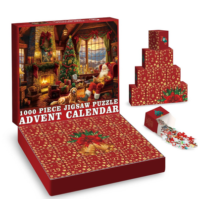 Puslespill Adventskalender 2026 med 24 luker