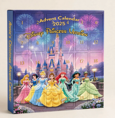 Prinsessornas adventskalender 2026 med 24 luckor