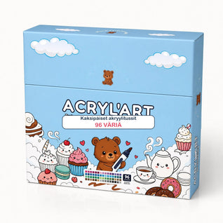 Acryl'Art™ Akryltusjer | Dekker 100 % med ett strøk, går aldri gjennom arket