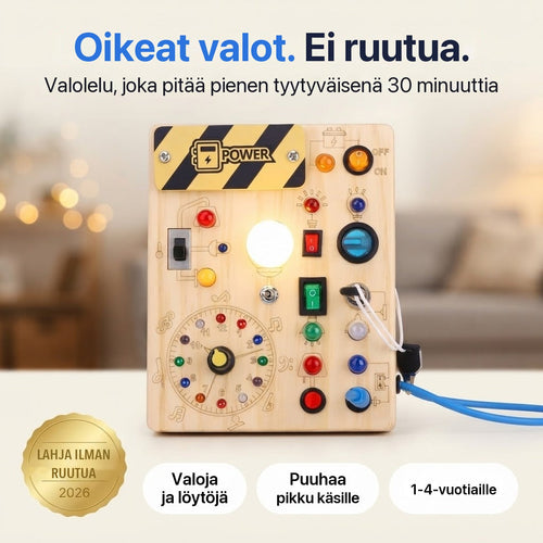 Aktivitetsbrett med lys™ | Skjermfri leke med ekte lys