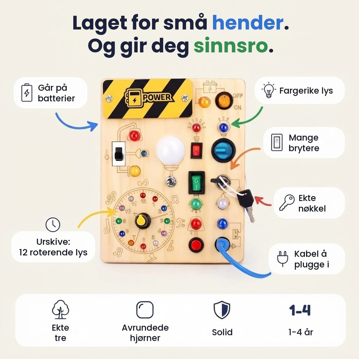 Ikke enda en leke som havner under sofaen etter fem minutter