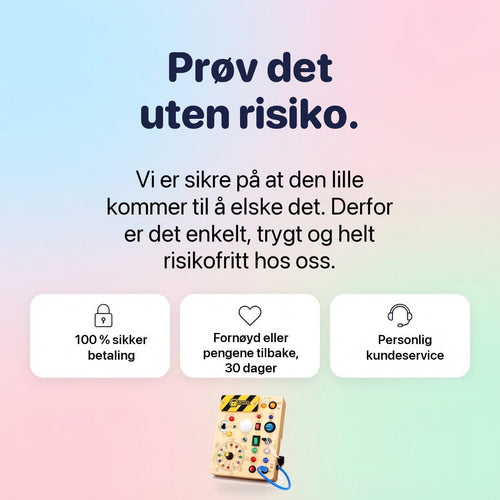 Aktivitetsbrett med lys™ | Skjermfri leke med ekte lys
