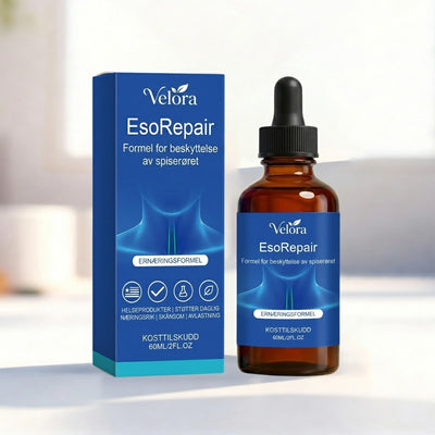 Velora EsoRepair™ | Dråper for spiserøret som gir rask lindring og komfort