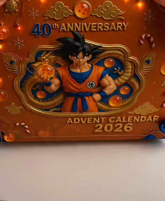 Jubileumslocket för 40 år med Goku och Shenron i guld