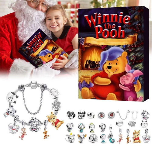 Charm-julekalender 2026 | 24 charms med honningbjørnen + armbånd