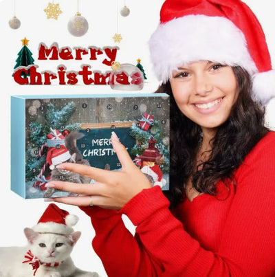 Kattens Jul adventskalender i handen
