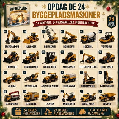 Julekalender med 24 køretøjer