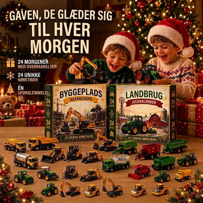 Julekalender med 24 køretøjer