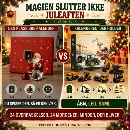 Julekalender med 24 køretøjer