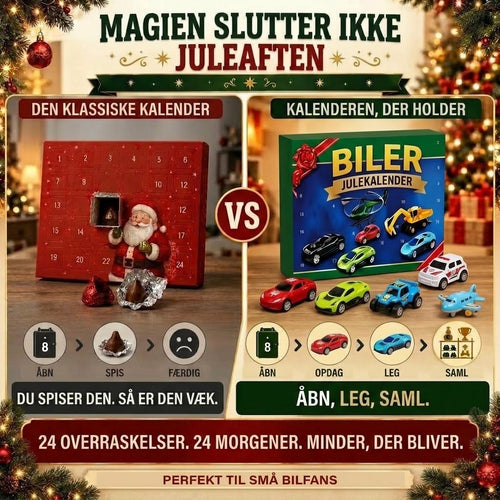 Kjøretøykalender 2026™ | 24 biler, anleggsmaskiner eller utrykningskjøretøy