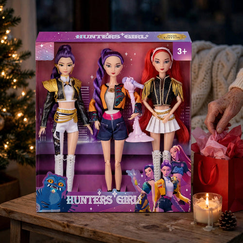 2026 Singing Dolls Set | 3 dockor som sjunger Golden | Limited Edition