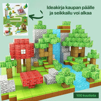 Magnetopia™ | 100 magneettikuutiota, pelin maailma lapsen käsissä