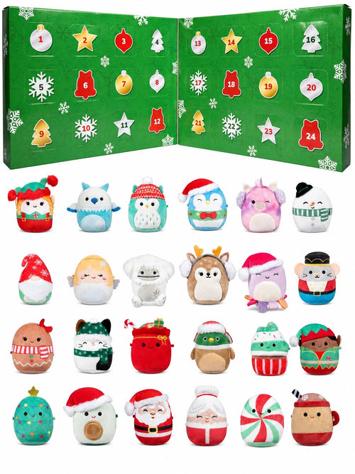 Micromallows Julekalender™ | 24 luker, 24 myke minifigurer