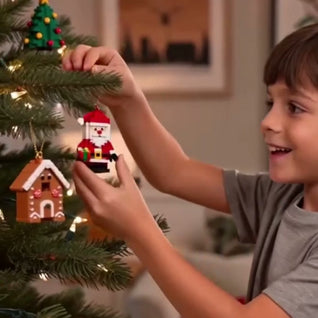 Velora™ Minikloss Julekalender 2026 | 24 julefigurer barna bygger selv