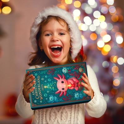 Axolotl Adventskalender 2026 | 24 olika axolotlhängen