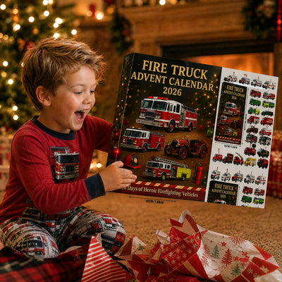 Brannbil Adventskalender 2026 | 24 forskjellige brannbiler i miniatyr