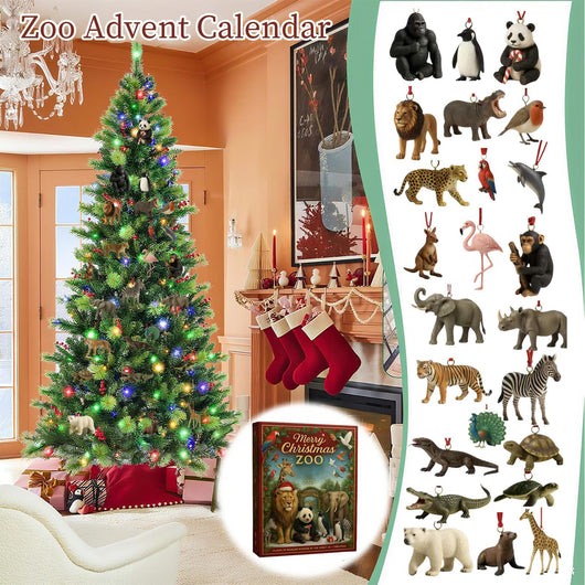 Dyr Adventskalender 2026 | 24 dyrepynt til juletreet