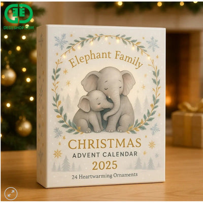 Elefant Adventskalender 2026 | 24 elefantpynt om familien