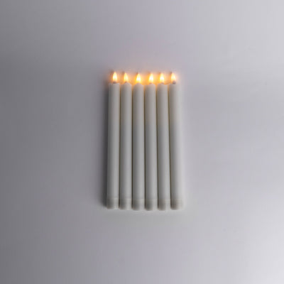 Seks tente Velora Flamme kronelys sett ovenfra