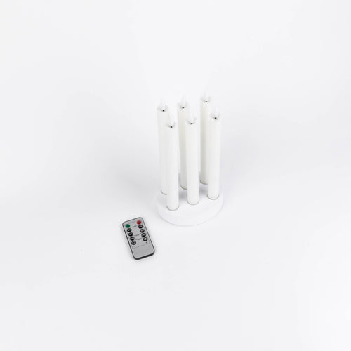 Velora Flamme™ Oppladbare LED-kronelys 6-pakning