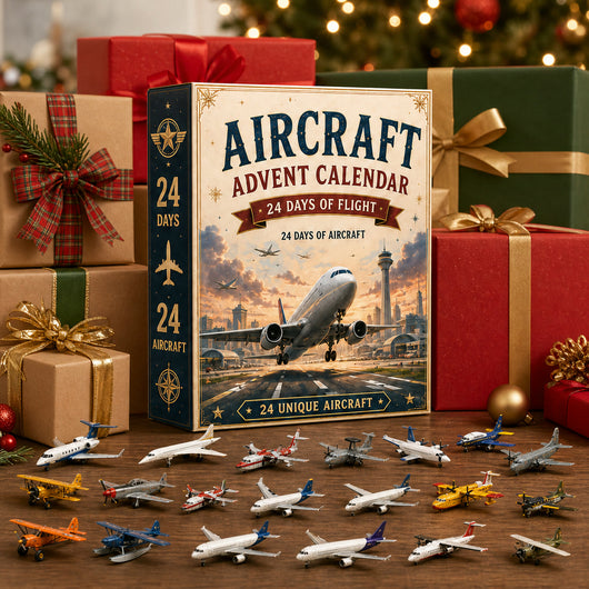 Flygplan Adventskalender 2026 | 24 olika modellflygplan