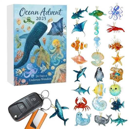 Havdyr Adventskalender 2026 | 24 havdyr som pynt