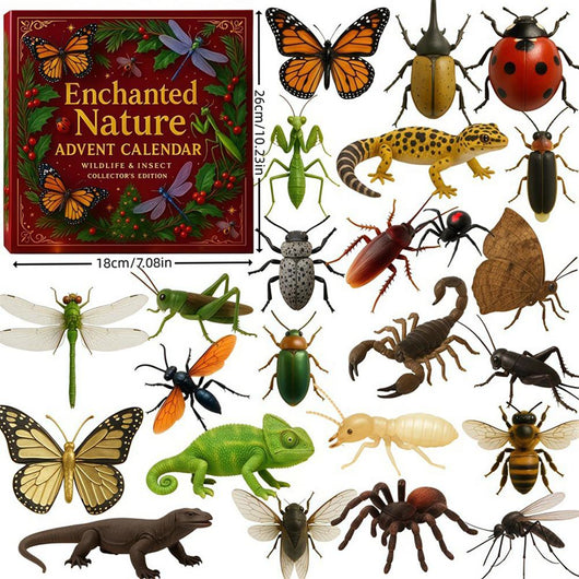 Insekter Adventskalender 2026 | 24 småkryp och vilda djur