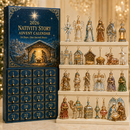 Julkrubba Adventskalender 2026 | 24 figurer ur julevangeliet