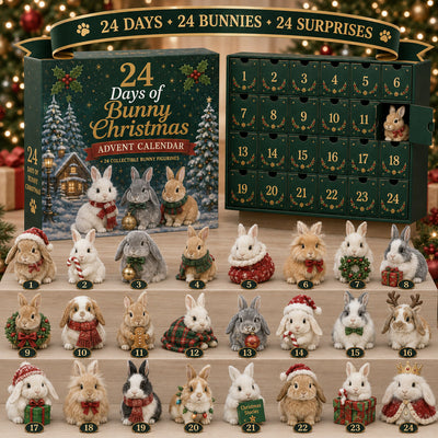 Kanin Adventskalender 2026 | 24 olika kaninfigurer