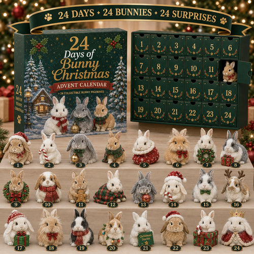 Kanin Adventskalender 2026 | 24 olika kaninfigurer
