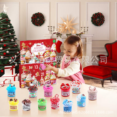 Slime Adventskalender 2026 | 24 olika slime i julfärger