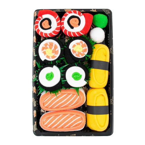 Velora Sushisokker™ | Seks par sokker, brettet som ekte sushi